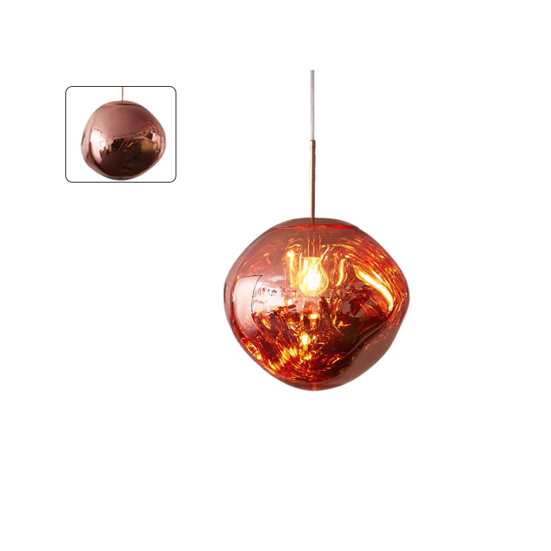 Pendant Light Acrylic Melt Design E27 15.0 cm Warm White Dining Room Kitchen Island Hanging Ceiling Lamp | Thomler