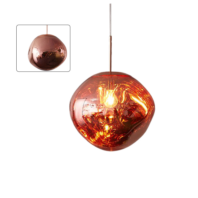 Pendant Light Acrylic Melt Design E27 15.0 cm Warm White Dining Room Kitchen Island Hanging Ceiling Lamp | Thomler