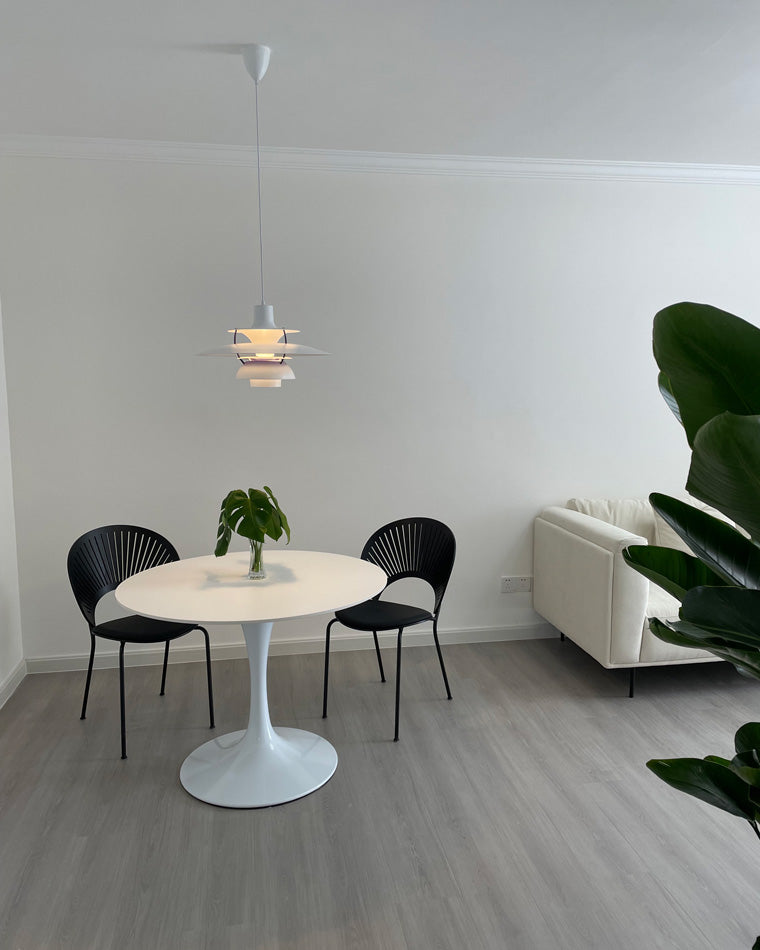 Pendant Light Metal E27 Layered Shade Dining Table Kitchen Island Scandinavian Hanging Ceiling Lamp | Thomler