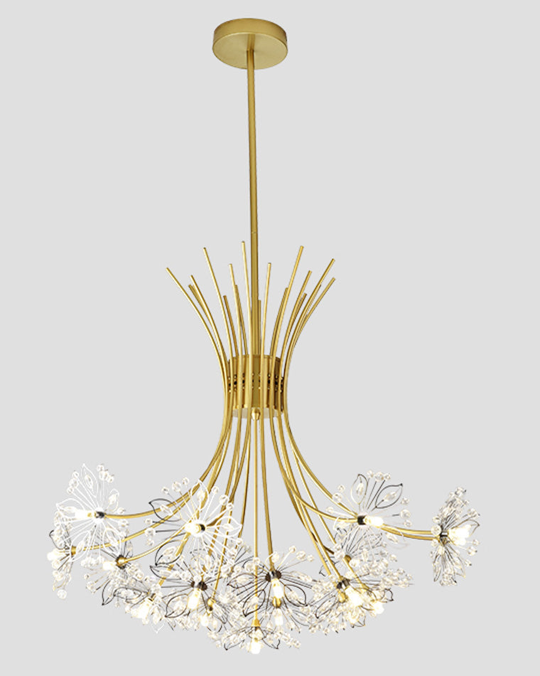 Chandelier Crystal 13 Lights 20.5 in Modern Living Room Dining Room Lighting Fixture | Thomler