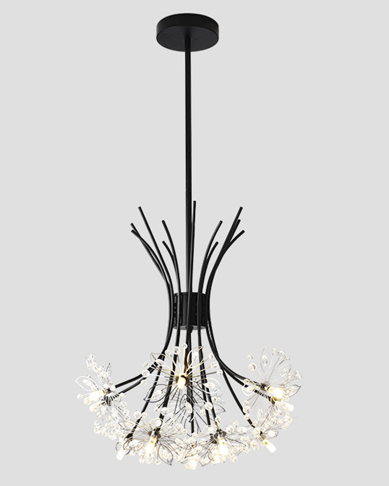 Chandelier Crystal 13 Lights 20.5 in Modern Living Room Dining Room Lighting Fixture | Thomler