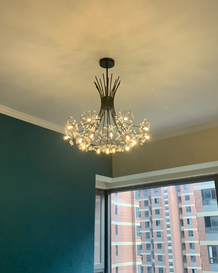 Chandelier Crystal 13 Lights 20.5 in Modern Living Room Dining Room Lighting Fixture | Thomler