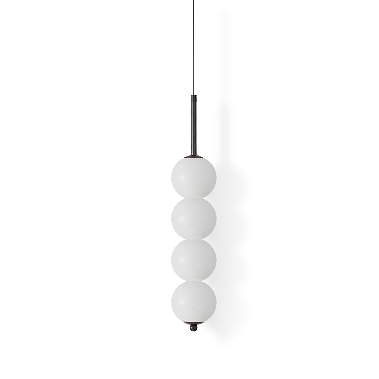 Pendant Light Brass Milk Glass 14.6 in Indoor Dining Room Kitchen Ceiling Lamp Soft LED Illumination Decorative Modern Hanging Fixture | Thomler