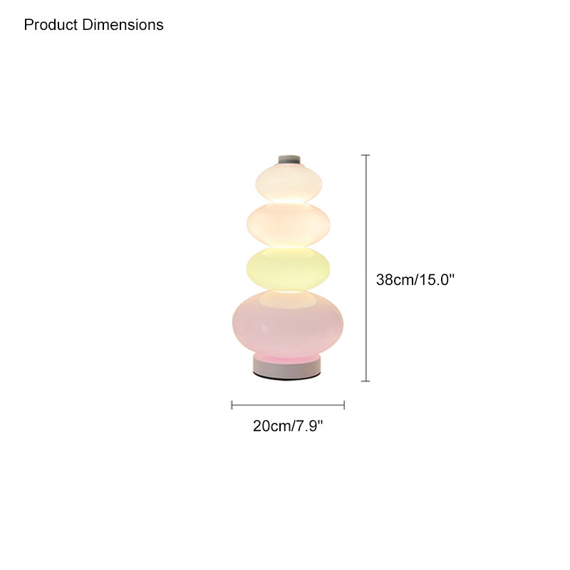 Floor Lamp Acrylic Candy Column 63 in Decorative Living Room Bedroom Lighting Accent | Thomler