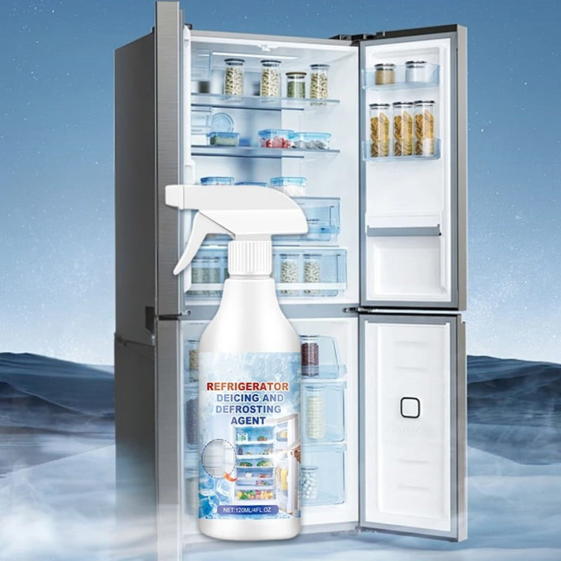 Refrigerator Defrost Spray – Melts Ice Fast, No Scraping Needed | Thomler