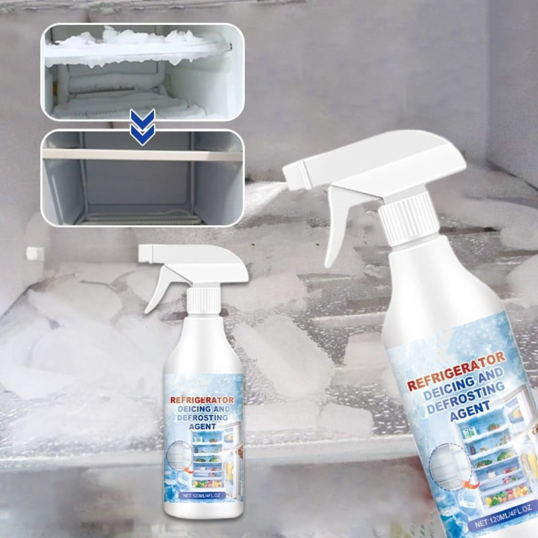 Refrigerator Defrost Spray – Melts Ice Fast, No Scraping Needed | Thomler