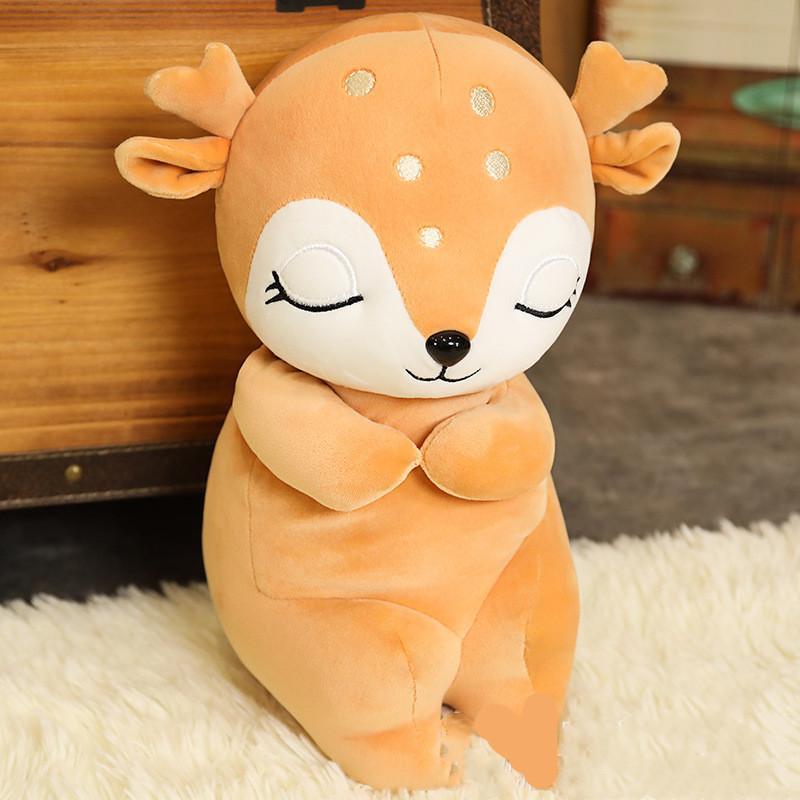 Soft Plush Deer Toy for Kids & Nursery Decor – 20 Inch Cuddly Woodland Animal Stuffed Figure, Gentle Expression Fawn for Toddlers & Baby | Thomler