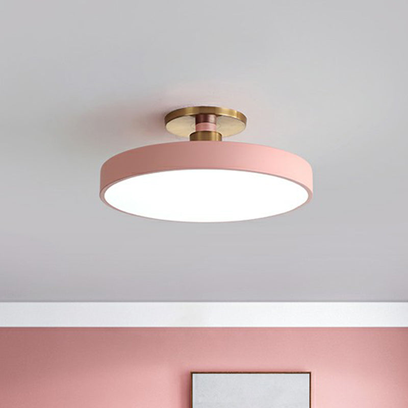 LED Ceiling Light Modern Acrylic Flush Mount for Kids Bedroom Nursery Playroom Round Minimalist Design 12 16 20 24 Inch Diameter Options | Thomler