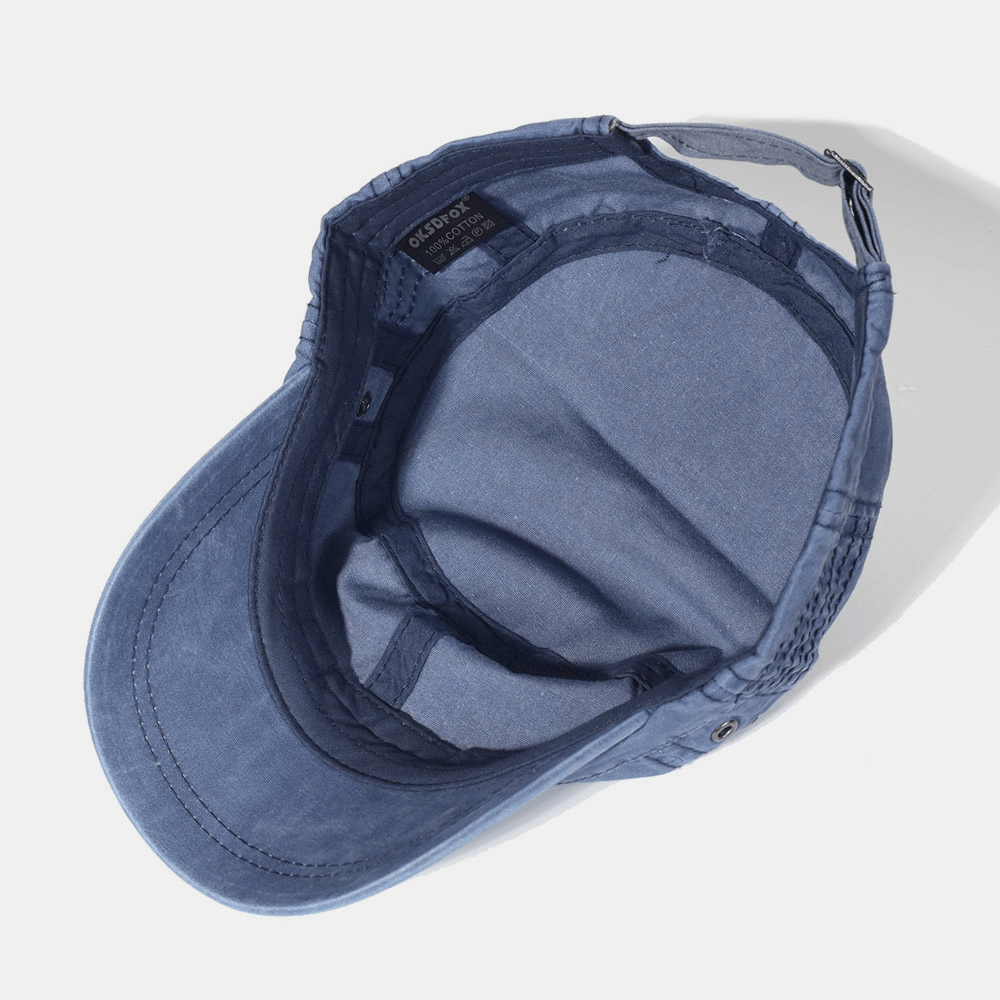Men's Cotton Cadet Cap – Adjustable Tactical Military Field Hat with Ventilation for Everyday Outdoor Wear | Thomler