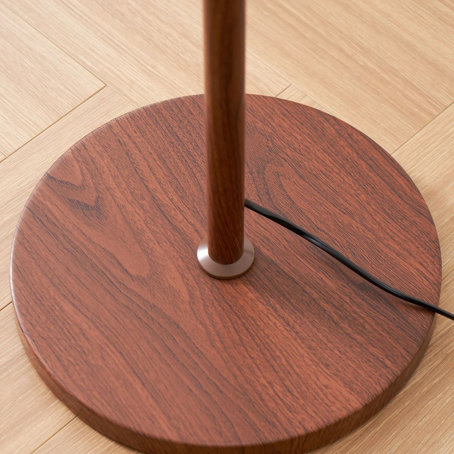 Floor Lamp Wood Metal Amber 160.0 cm Living Room Reading Light Retro Modern Mood Lighting | Thomler