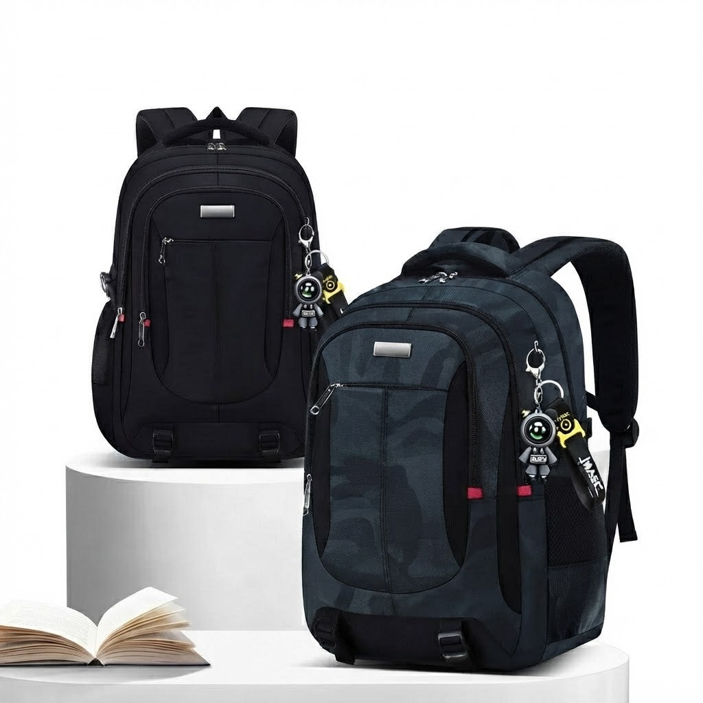 Multi-Compartment Student Backpack with Padded Laptop Sleeve & Adjustable Straps for School, College & Everyday Use | Thomler