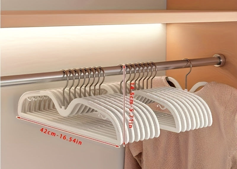 Rotating Short-Neck Space Saving Hangers with Non-Slip Grip for Closet Organization | Thomler