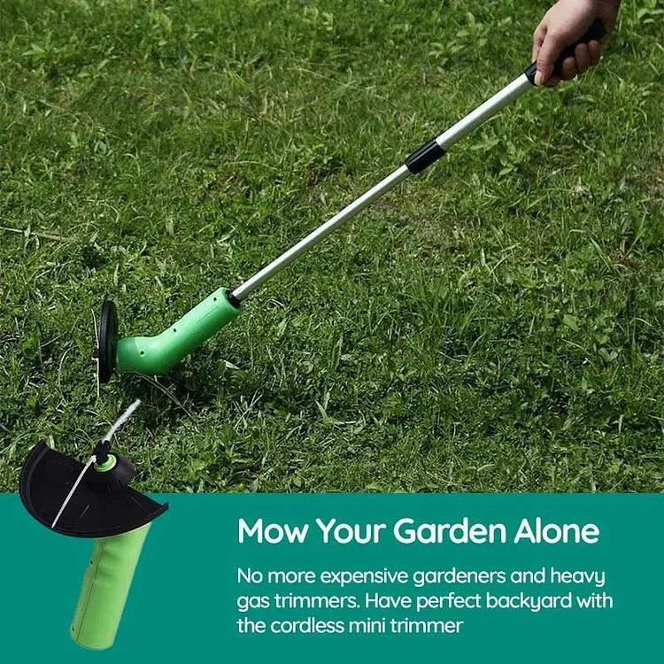Battery-Powered Handheld Grass Trimmer – Cordless Lawn Edger for Yard Edges, Fences & Garden Beds – Lightweight Portable Weed Whacker | Thomler