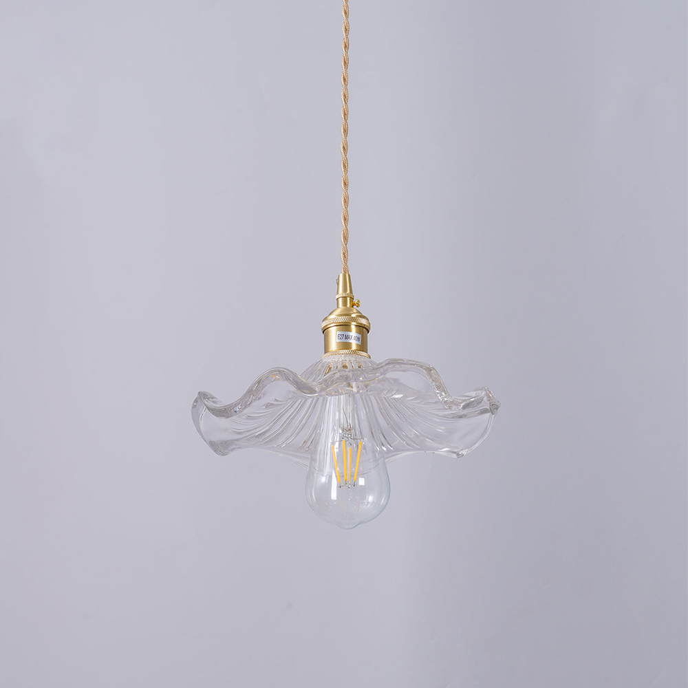 Pendant Light Glass Flower LED Hanging Lamp Living Room Bedroom Dining Room Decorative Ceiling Lighting | Thomler