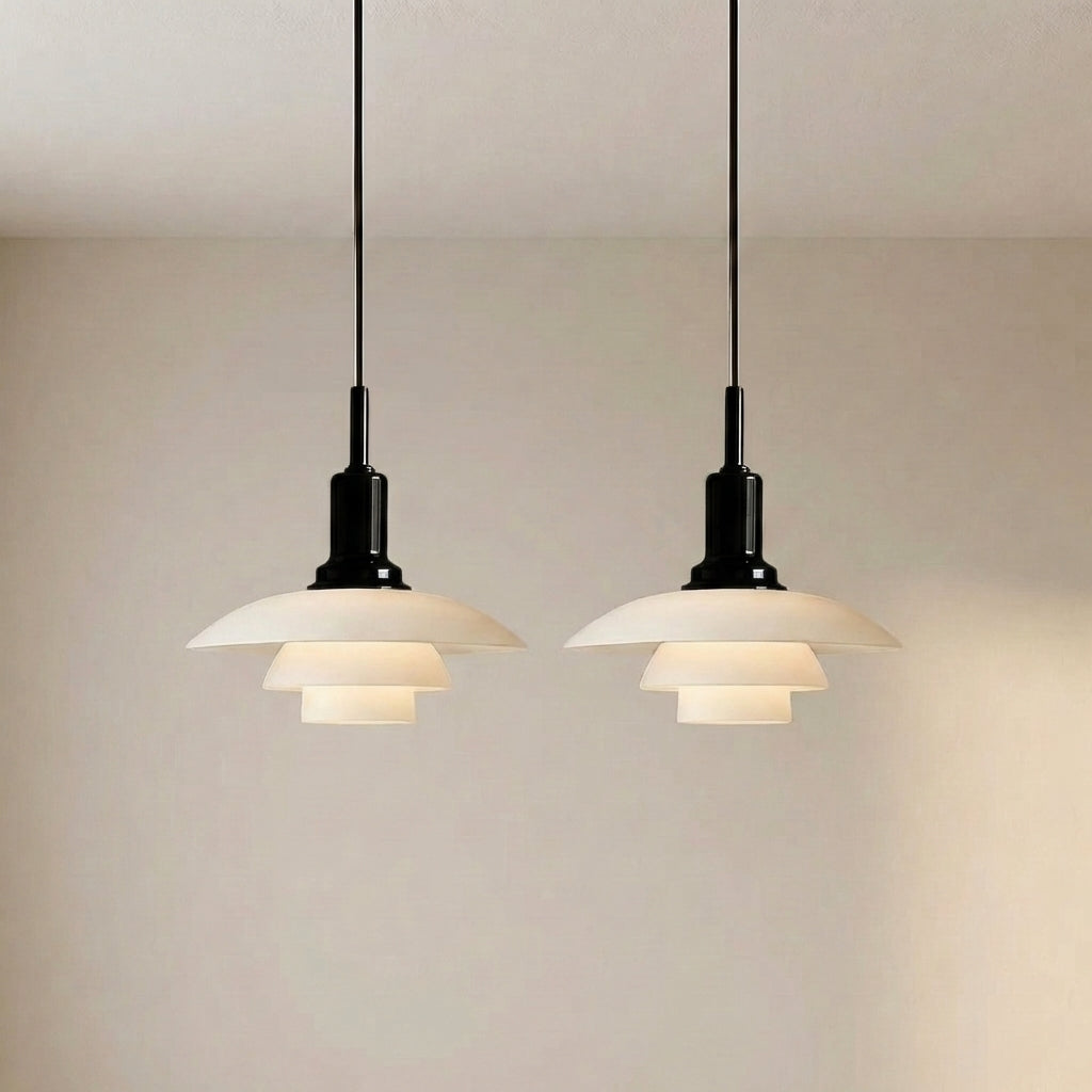 Modern Multi-Head Pendant Light – Adjustable Glass & Metal Ceiling Fixture for Dining Room, Kitchen Island & Living Spaces | Thomler