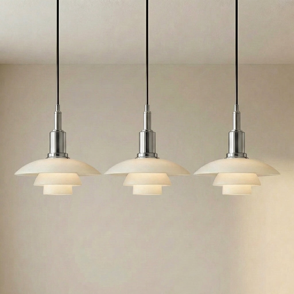 Modern Multi-Head Pendant Light – Adjustable Glass & Metal Ceiling Fixture for Dining Room, Kitchen Island & Living Spaces | Thomler