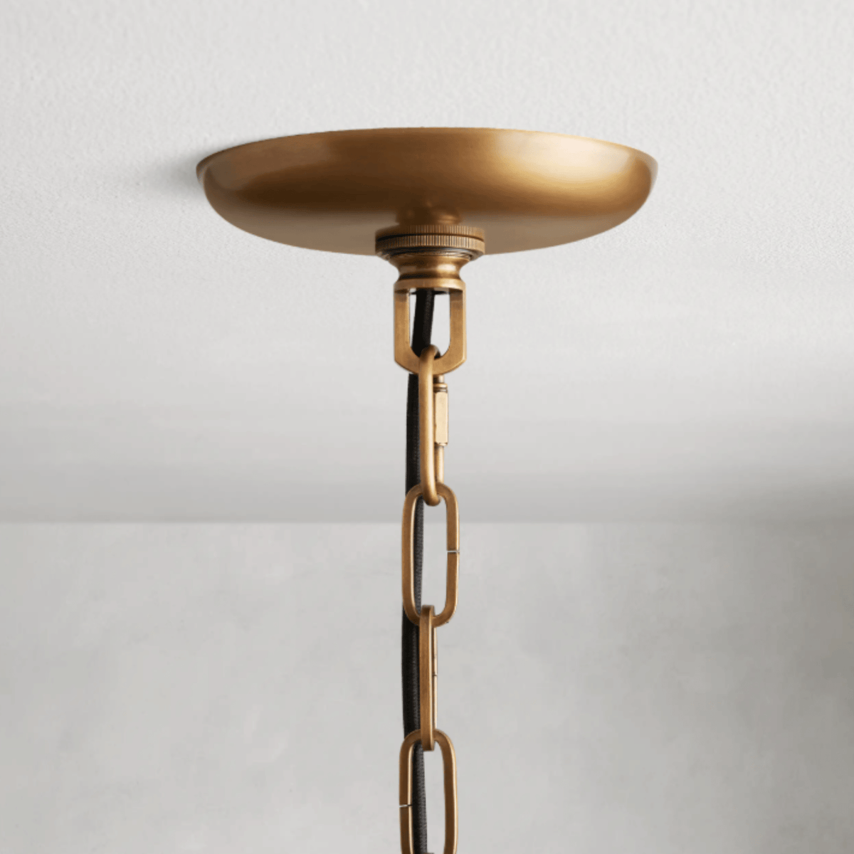 Smoky Gray Glass Linear Chandelier with Gold Hardware – Elongated Fixture for Dining Room & Kitchen Island | Thomler