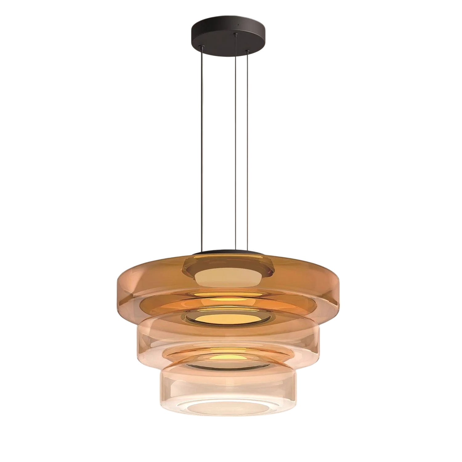 Pendant Light Hand Blown Glass 45.0 cm Green Dining Room Bauhaus Hanging Ceiling Lamp Scandinavian Minimalist | Thomler