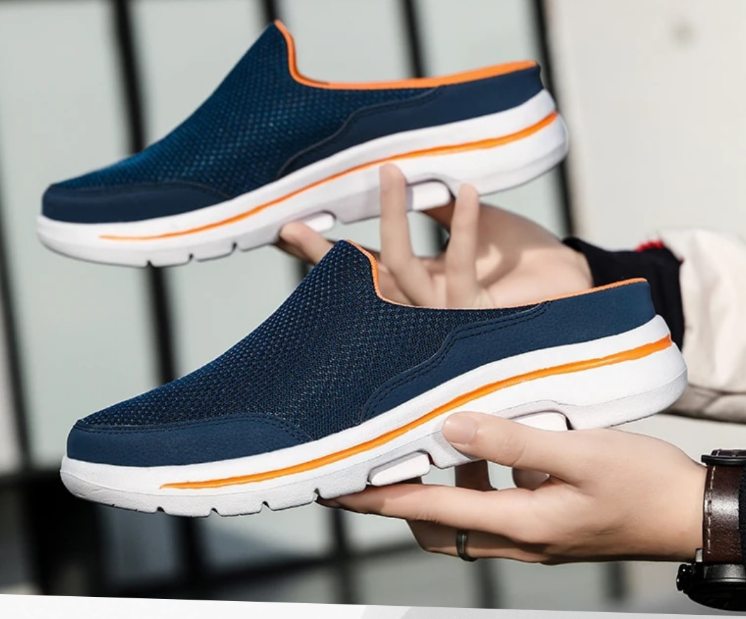 Men's Orthopedic Barefoot Shoes Wide Toe Box Lightweight Slip-Resistant Walking Sneakers for Neuropathy Arthritis Joint Pain Relief | Thomler