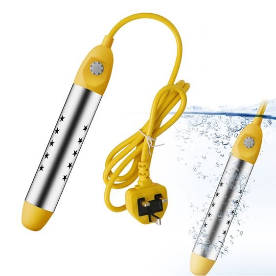 Submersible Heating Element for Buckets & Tubs – 2500W Portable Water Warmer with Auto Shutoff for Camping, Home & Travel | Thomler