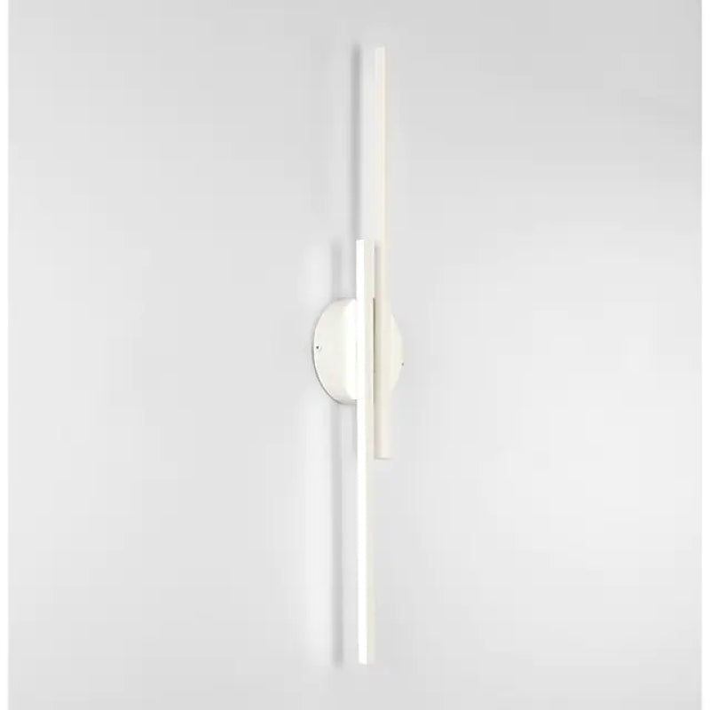 Sleek Geometric LED Wall Sconce in Metal & Silicone – Contemporary Hardwired Fixture with Dimmable Options for Bedroom, Living Room | Thomler