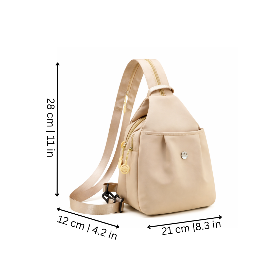 Convertible Crossbody Backpack with Hidden Pockets – Lightweight Water-Resistant Daily Carry Bag for Women & Men | Thomler