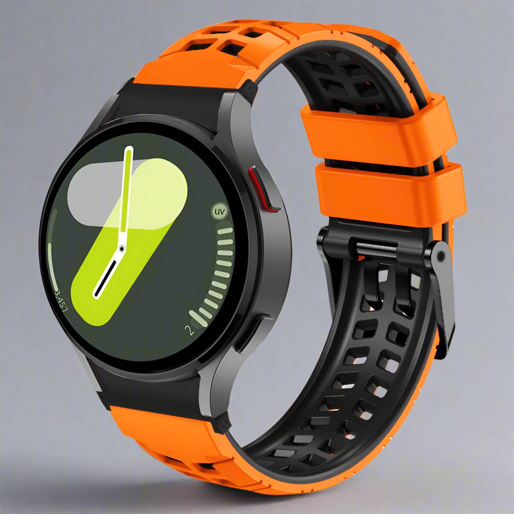 Flexible Silicone Galaxy Watch Ultra Band – Sport Strap for 47mm Ultra, Ultra 2 & 2025 Models – Adjustable Buckle Replacement Wristband | Thomler