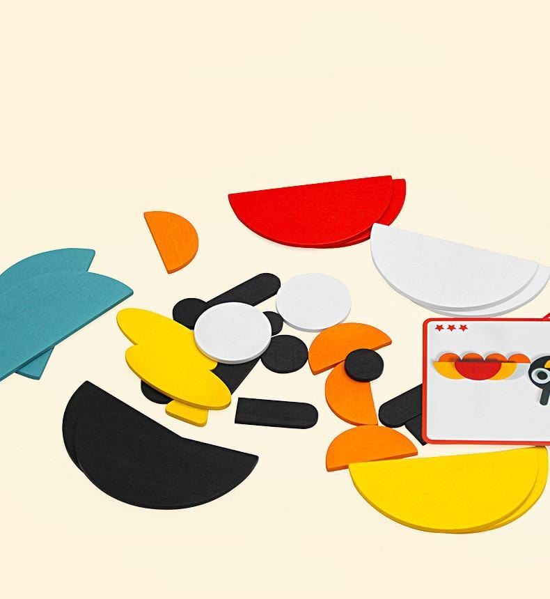 Chunky Animal Shape Sorter Puzzle for Toddlers – 3D Wooden Learning Toy for Early Development, Fine Motor Skills & Hand-Eye Coordination | Thomler