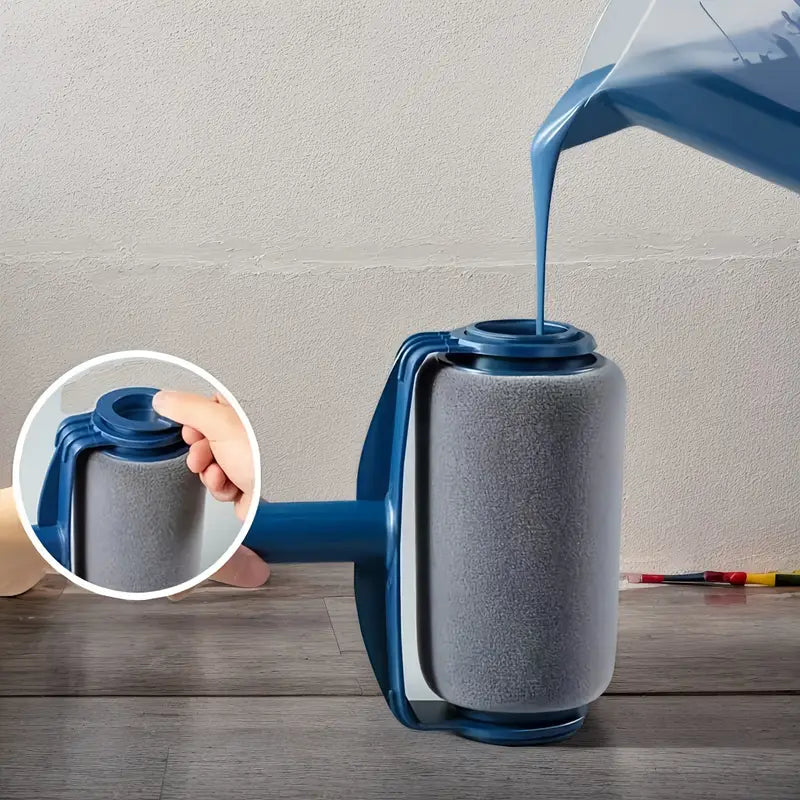 Self-Feeding Wall Applicator with Internal Paint Chamber for Fast, Drip-Free Painting of Rooms, Ceilings & Large Surfaces | Thomler