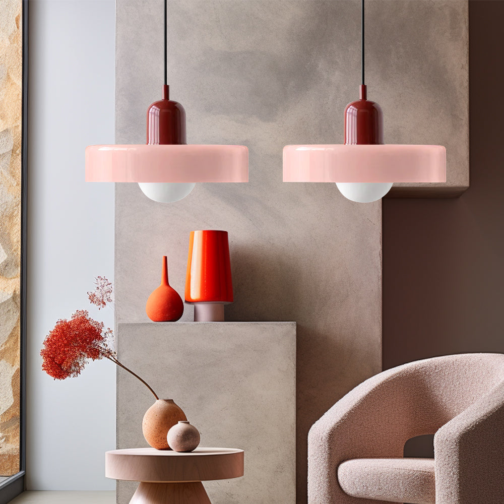 Pendant Light Glass Double Shade G9 35.0 cm Dining Room Kitchen Island Ceiling Fixture Modern Hanging Lamp | Thomler