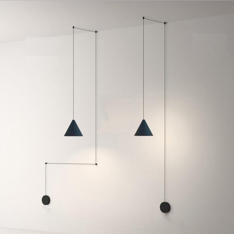 Industrial Hanging Ceiling Light with Adjustable Cord – Black Iron Single-Socket Fixture for Kitchen Island, Dining Room & Bedroom – E27 | Thomler