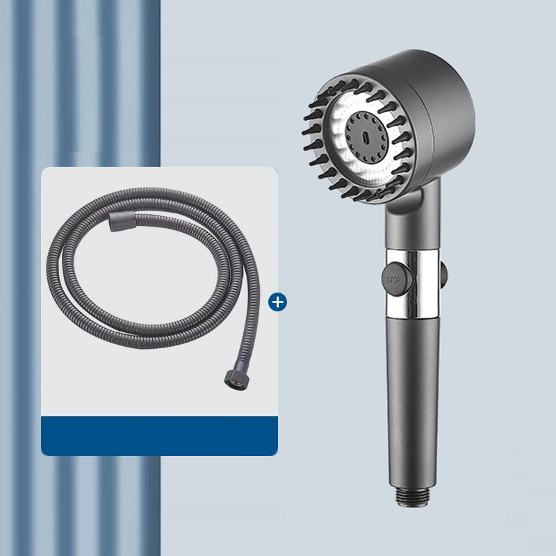 3-Mode High-Pressure Handheld Shower Head with On/Off Pause Switch & Built-In Water Filter | Thomler