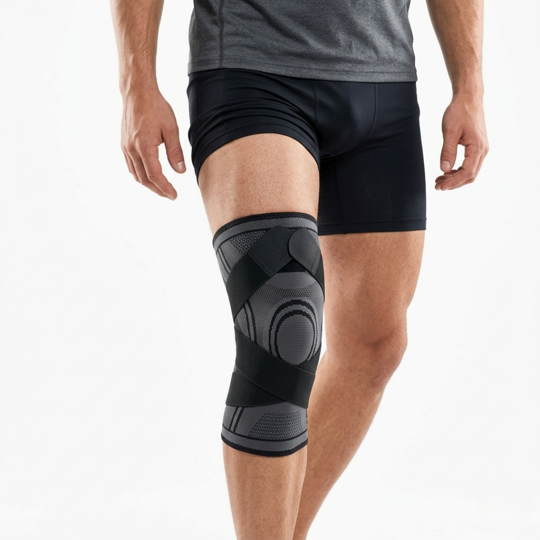 Compression Knee Sleeve for Active Support & Joint Stability – Athletic Brace for Running, Gym, Everyday Movement | Thomler