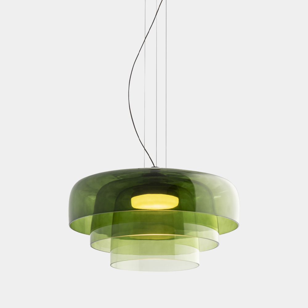 Pendant Light Glass 42.0 cm Orange Dining Room Kitchen Island Nordic Hanging Ceiling Lamp Warm LED Adjustable Cable | Thomler
