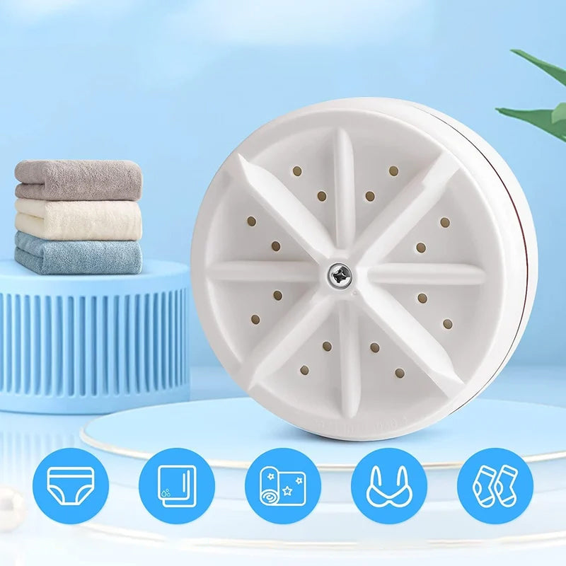 Ultrasonic Laundry Cleaner for Travel & Small Loads USB Powered Sink Washer Compact Clothes Cleaning Device for Apartments RVs Camping | Thomler