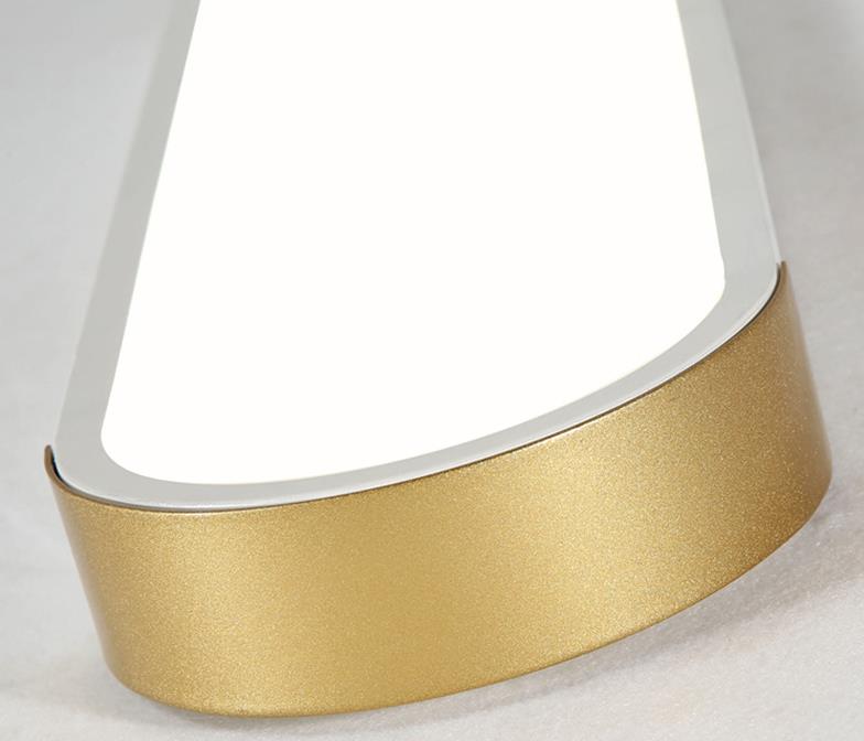 Flush Mount LED Ceiling Light Iron Acrylic 25.6 in Modern Living Room Bedroom Hallway Lighting 3 Color Temperature Adjustable | Thomler