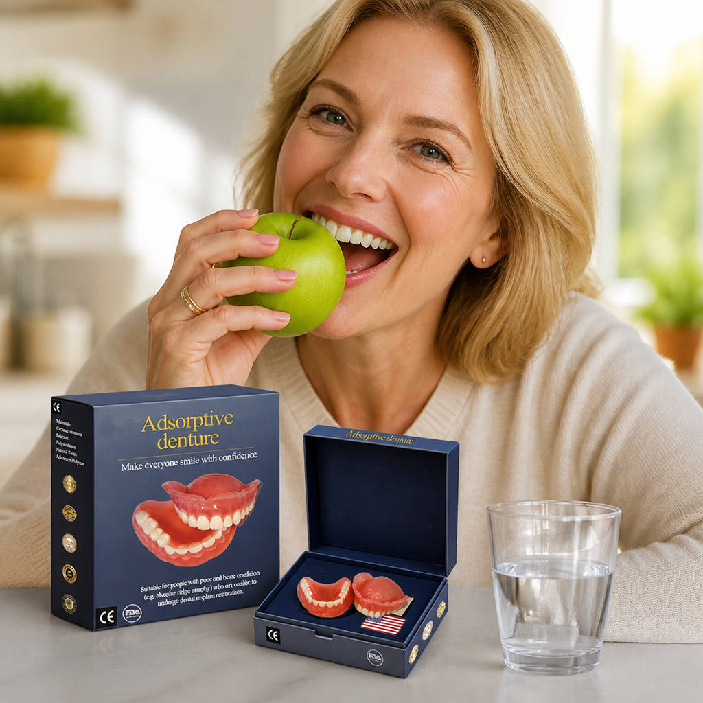 Precision-Molded Removable Prosthetic Teeth Set for Comfortable All-Day Wear | Thomler
