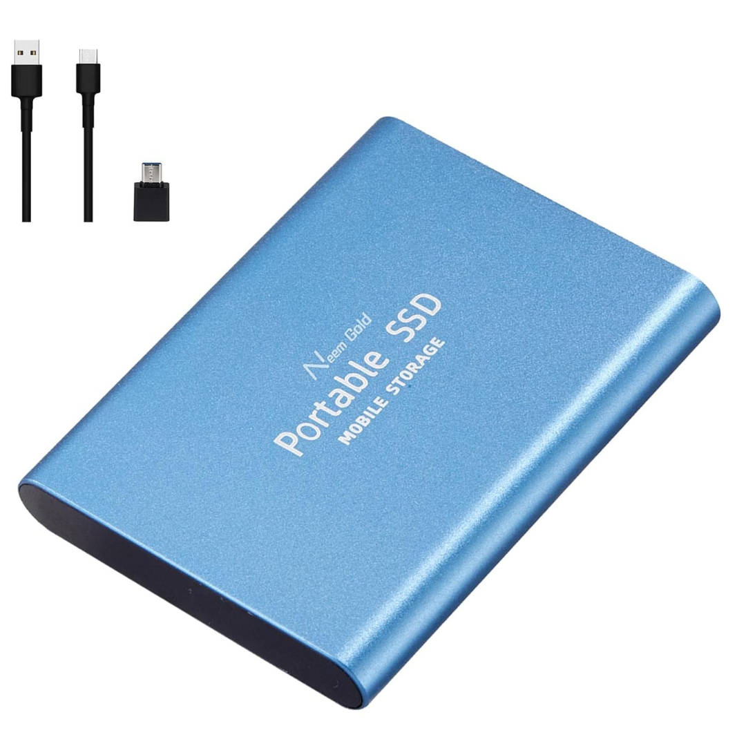 External Solid State Drive Impact-Resistant 1 TB Portable Storage USB 1050 MB/s Fast File Transfer | Thomler