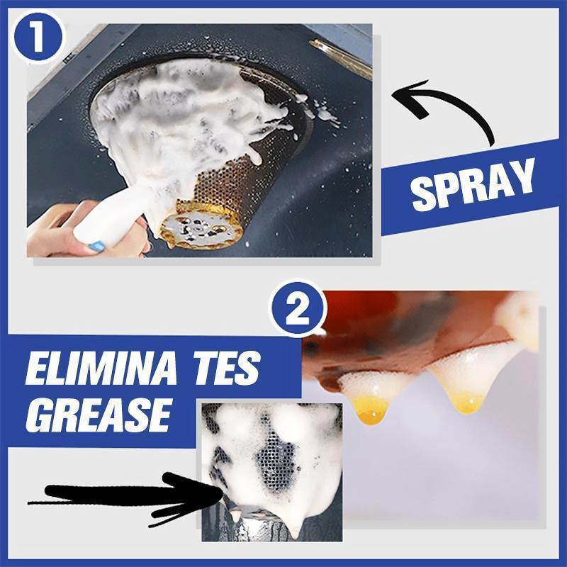Multi-Surface Foaming Degreaser Spray for Kitchen Grease & Tough Stains – No-Rinse Formula for Cookware, Counters & Appliances | Thomler