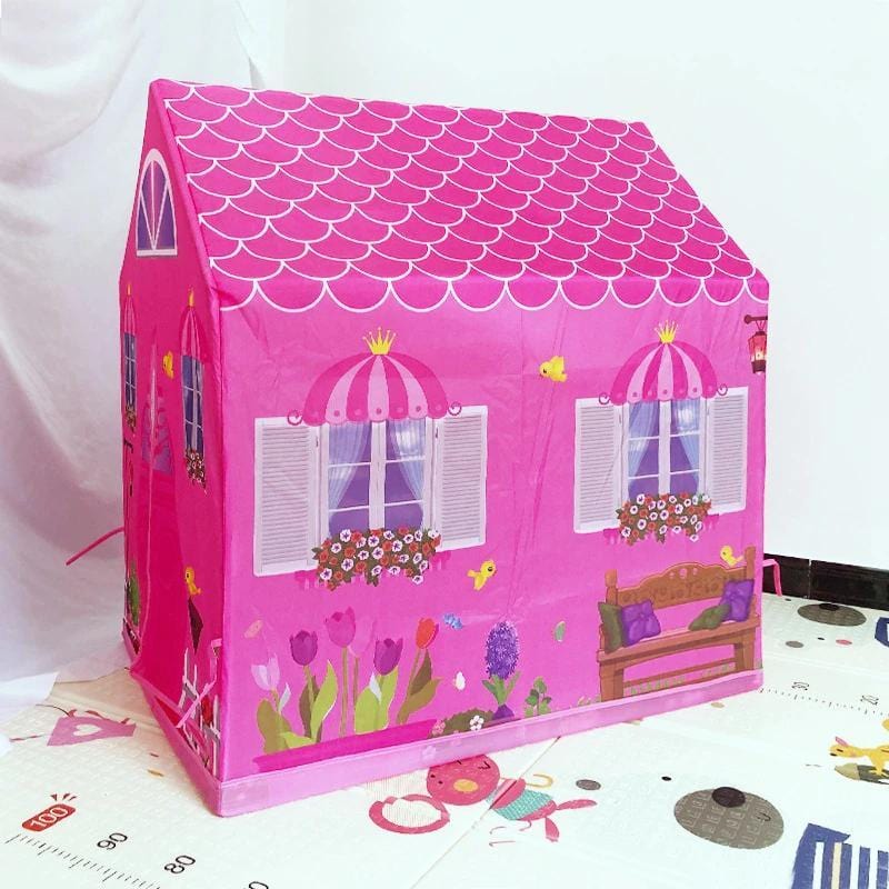 Kids Play Tent Castle Playhouse for Indoor & Outdoor – Pop-Up Hideaway Fort for Toddlers Girls Boys – Portable Lightweight Folding Cottage | Thomler
