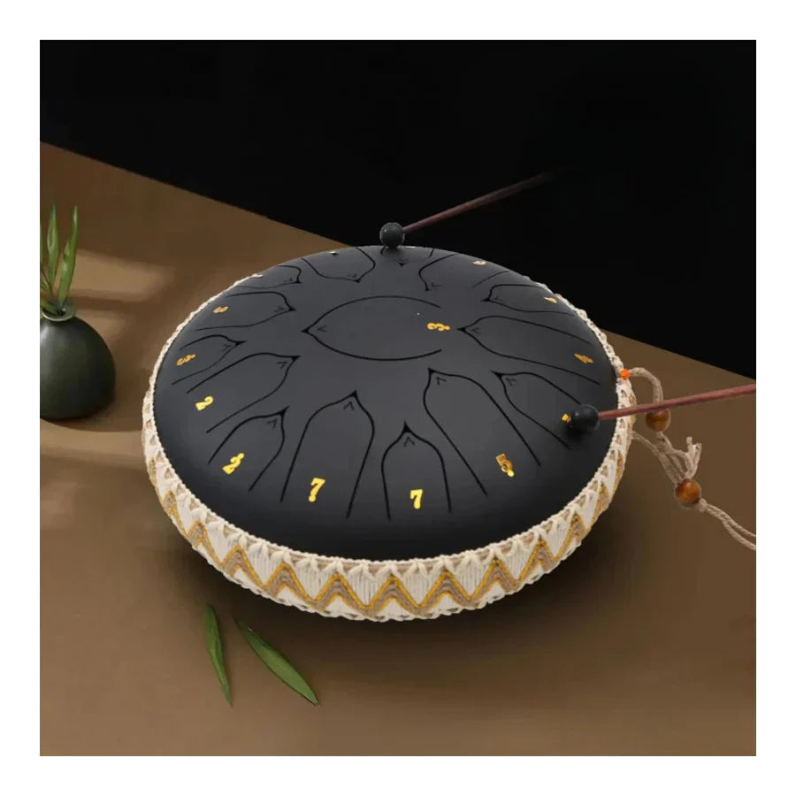 Tongue Drum Handpan Anti Stress Stalen Meditatiedrum 15cm | Sansoti