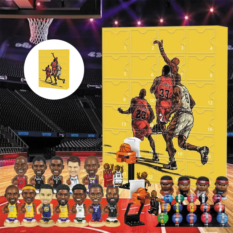 Basketball Holiday Countdown Calendar – 24-Day NBA Fan Gift Box for December | Thomler