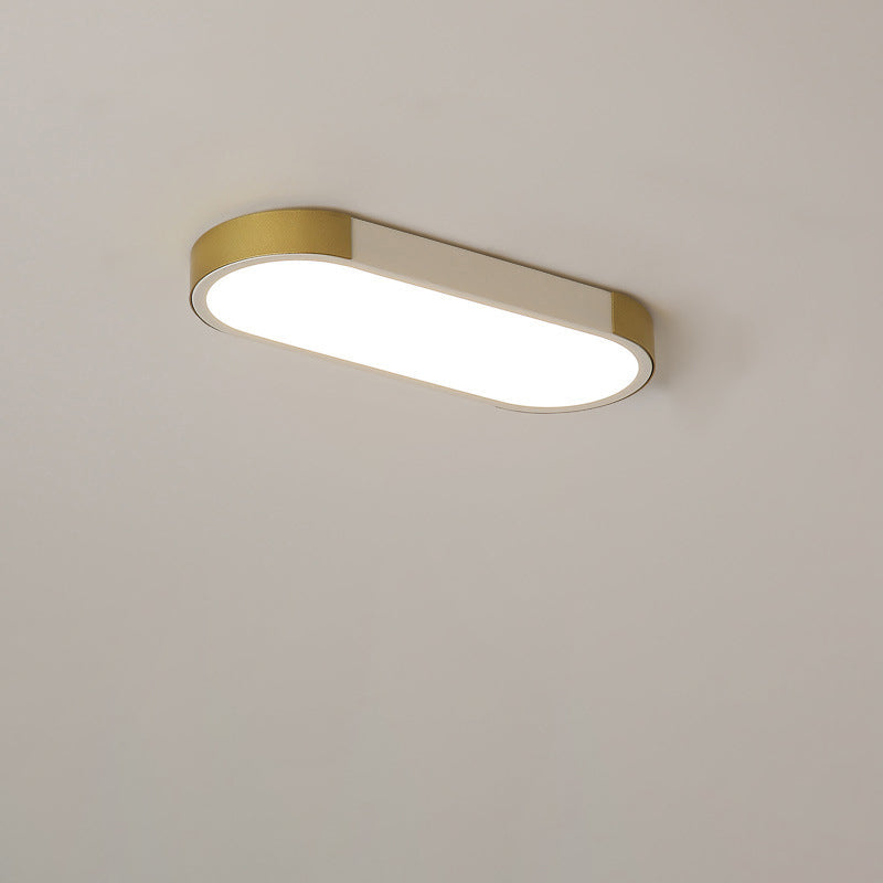 Flush Mount LED Ceiling Light Iron Acrylic 25.6 in Modern Living Room Bedroom Hallway Lighting 3 Color Temperature Adjustable | Thomler