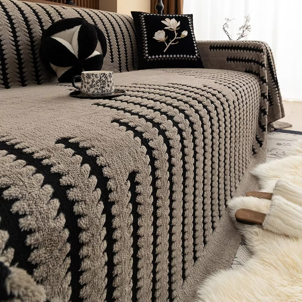 Quilted Microfiber Sofa Slipcover with Non-Slip Backing – Thick Tufted Furniture Protector for Couch & Loveseat, Machine Washable | Thomler