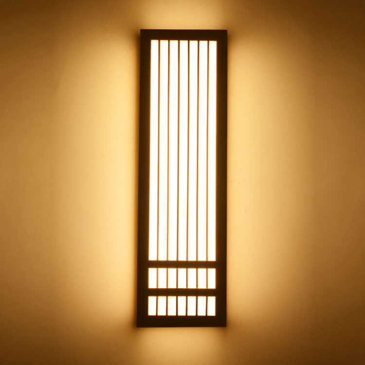 Wall Lamp Wood Acrylic 11.8 in LED Beige Bedroom Living Room Modern Sconce Lighting Fixture Indoor Decor | Thomler