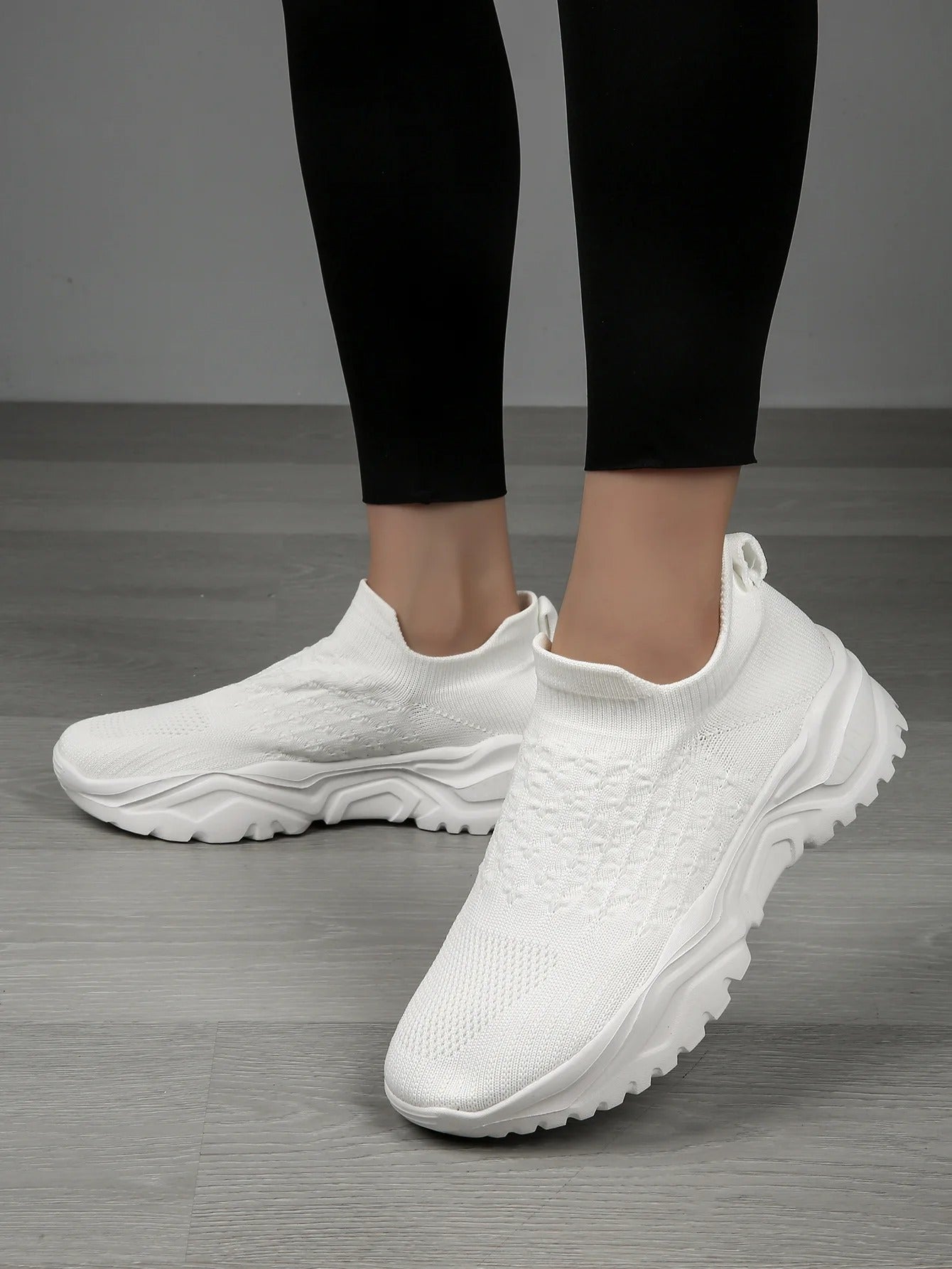 Women's Cushioned Slip-On Sneakers with Anatomical Arch Support – Lightweight Breathable Walking Shoes for All-Day Comfort | Thomler