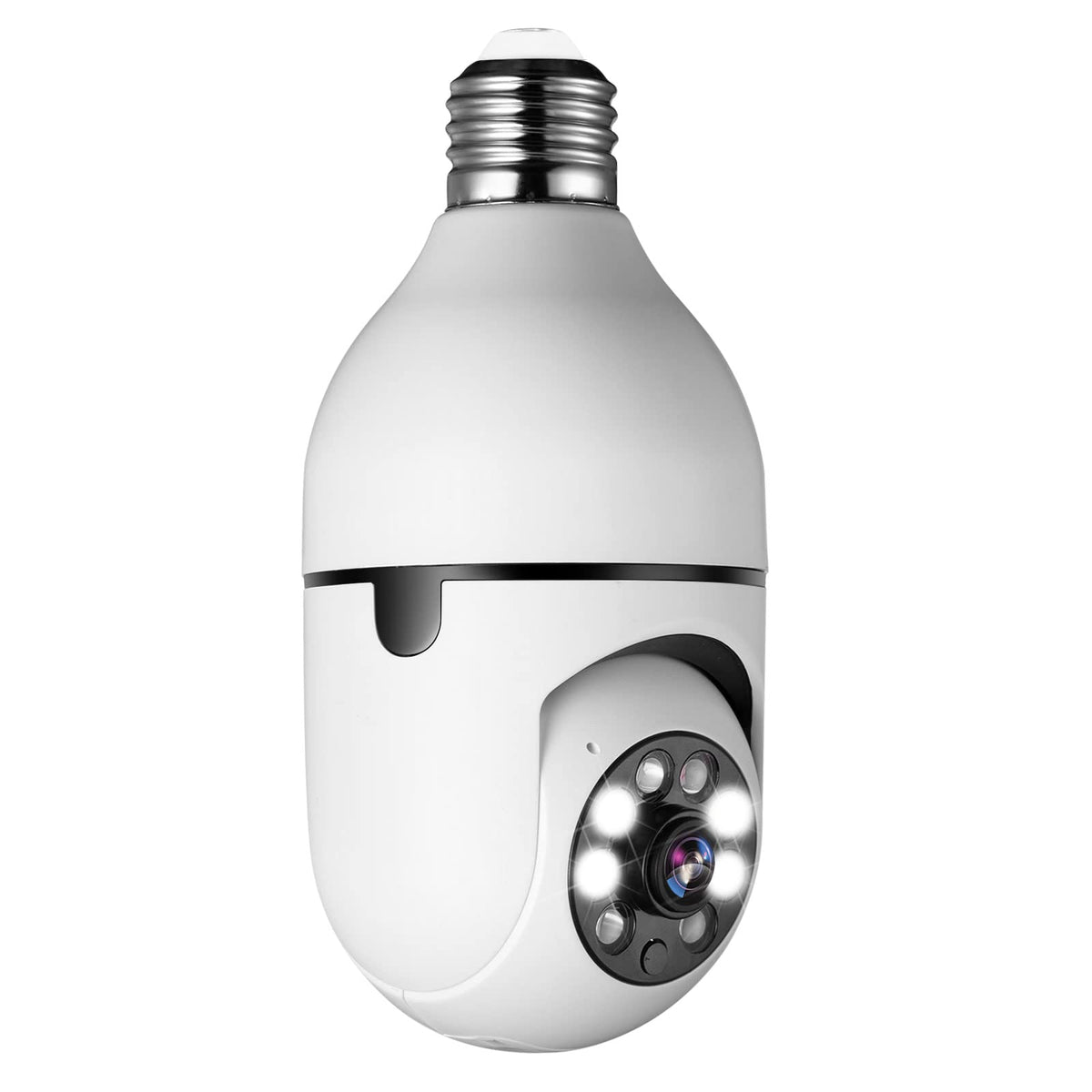 360° Panoramic Security Camera Light Bulb with Motion Detection & Night Vision for Home Monitoring | Thomler