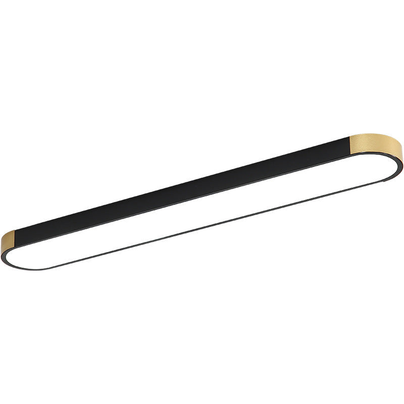 Flush Mount LED Ceiling Light Iron Acrylic 25.6 in Modern Living Room Bedroom Hallway Lighting 3 Color Temperature Adjustable | Thomler