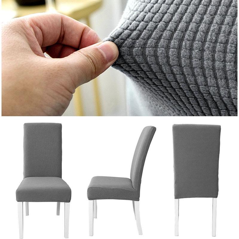 Stretchy Chair Covers Set – Fresh Look Protection for Dining Seats | 4-Pack | Thomler