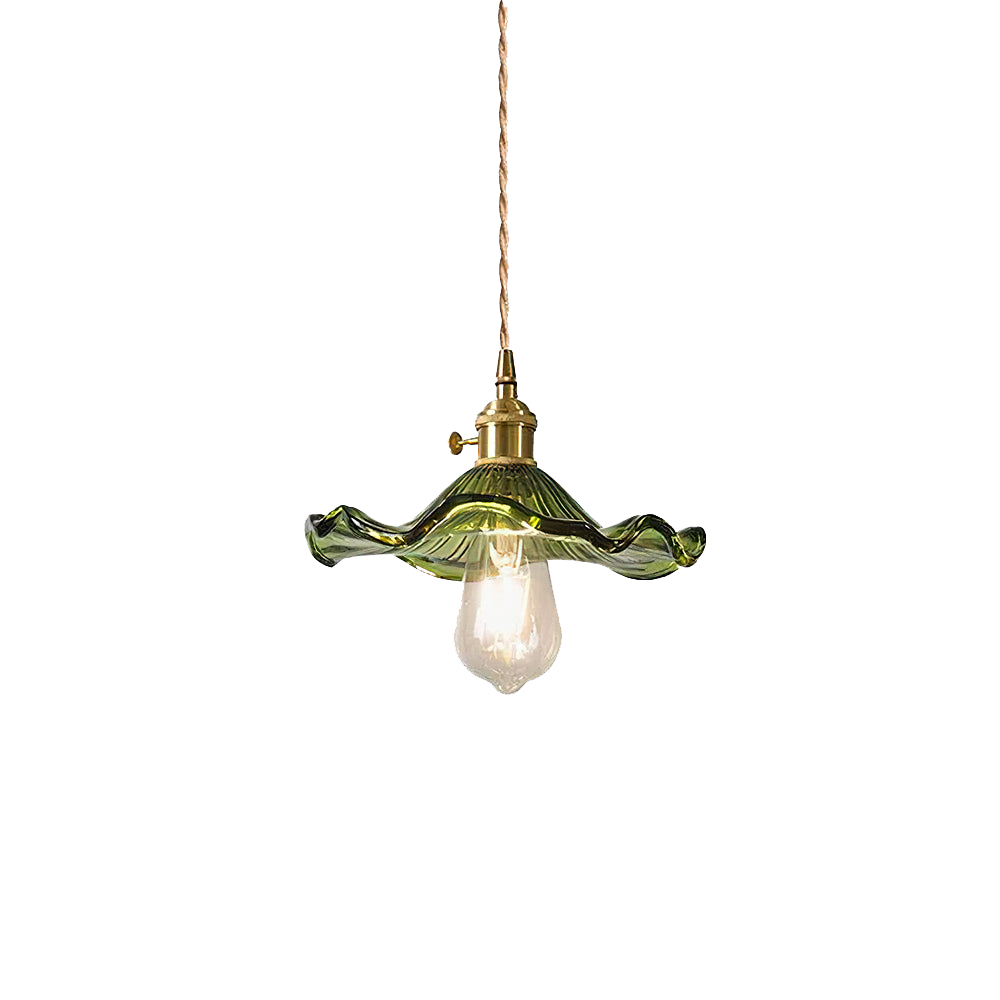 Pendant Light Glass Flower LED Hanging Lamp Living Room Bedroom Dining Room Decorative Ceiling Lighting | Thomler